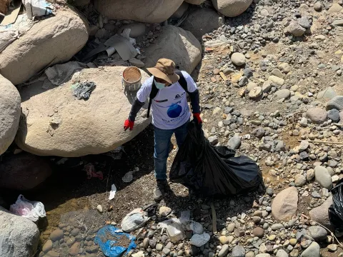 Tacna: ANA logró recolectar más de 2 toneladas de basura del río Arunta