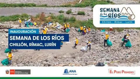 “Semana de los ríos Chillón, Rímac y Lurín” busca fomentar el cuidado y preservación de fuentes naturales